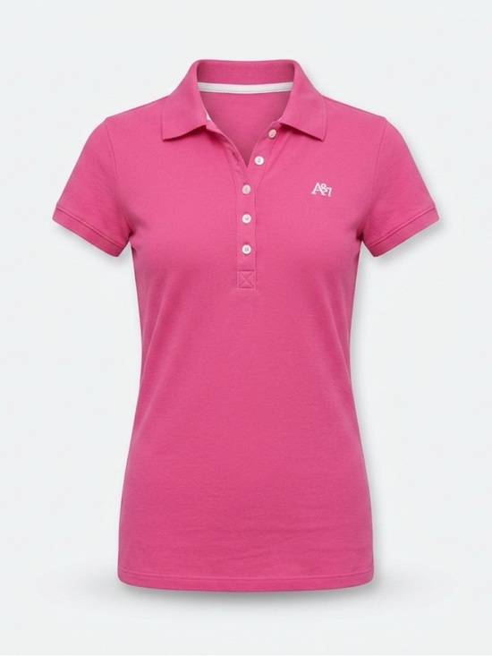 Aeropostale Tops - Aeropostale Pink Polo Shirt Medium